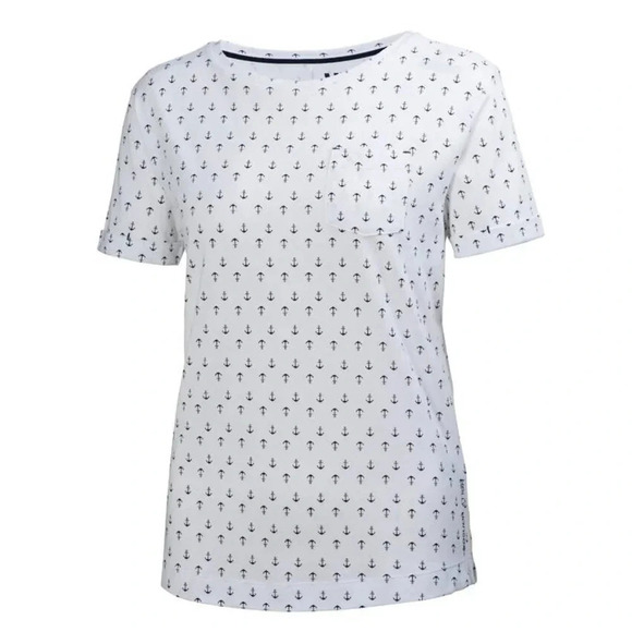 🌟✨2 for $30✨🌟 HELLY HANSEN | NAUTICAL PRINT SHORT  SLEEVE TEE - Picture 1 of 10